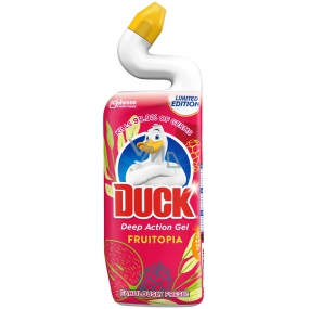Duck Deep Action Gel Fruitopia Wc tekutý čistiaci a dezinfekčný prípravok 750 ml