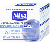 Mixa Hyalurogel Night nočný krém pre citlivú pleť 50 ml