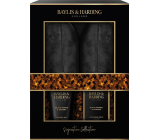 Baylis & Harding Men Sprchový gél s čiernym korením a ženšenom 140 ml + mydlo 100 g + papuče, kozmetická sada pre mužov