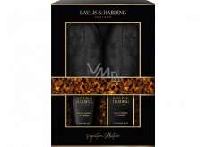 Baylis & Harding Men Sprchový gél s čiernym korením a ženšenom 140 ml + mydlo 100 g + papuče, kozmetická sada pre mužov