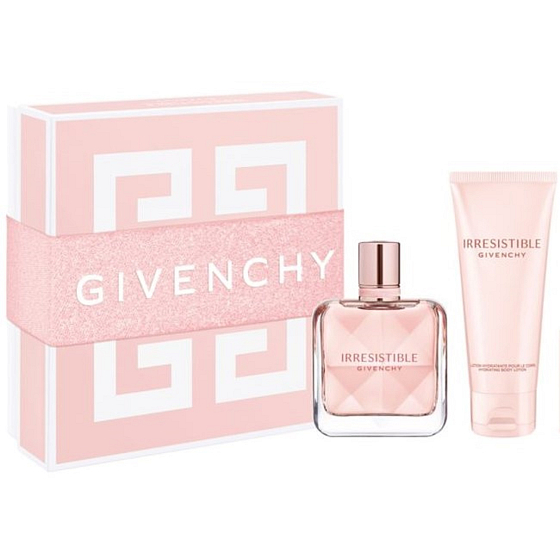 Givenchy Irresistible toaletná voda pre ženy 50 ml + telové mlieko 75 ml, darčeková sada pre ženy