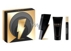 Carolina Herrera Bad Boy toaletná voda 100 ml + toaletná voda 10 ml miniatúra + sprchový gél 100 ml, darčeková sada pre mužov