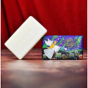 Anglické mydlo Angel - Blueberry, Vanilla & Moses Christmas prírodné parfumované toaletné mydlo s bambuckým maslom 190 g