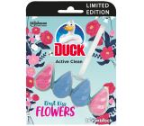 Duck Active Clean First Kiss Flowers čistiaci prostriedok na WC s vôňou 38,6 g