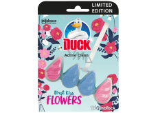 Duck Active Clean First Kiss Flowers čistiaci prostriedok na WC s vôňou 38,6 g