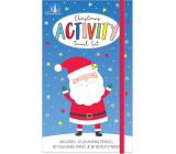 Tallon Christmas Activity Vianočné cestovateľské aktivity pre deti 30 strán na vymaľovanie, 30 strán s úlohami