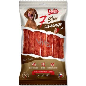Dafiko Slim Sausage klobása pre psov, mäsová pochúťka pre psov 60 g