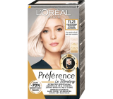 Loreal Paris Préférence Le Blonding permanentná farba na vlasy 11.21 Ultra svetlá studená perleťová blond