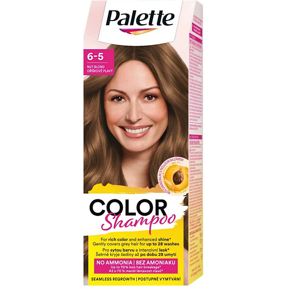 Palette Color Shampoo farba na vlasy 6-5 Liesková blond, 50 ml