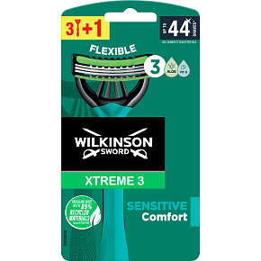 Wilkinson Sword Xtreme3 Sensitive jednorazový holiaci strojček, 4 ks