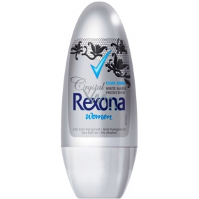 Rexona Crystal Clear Aqua guličkový antiperspirant dezodorant roll-on pre ženy 50 ml