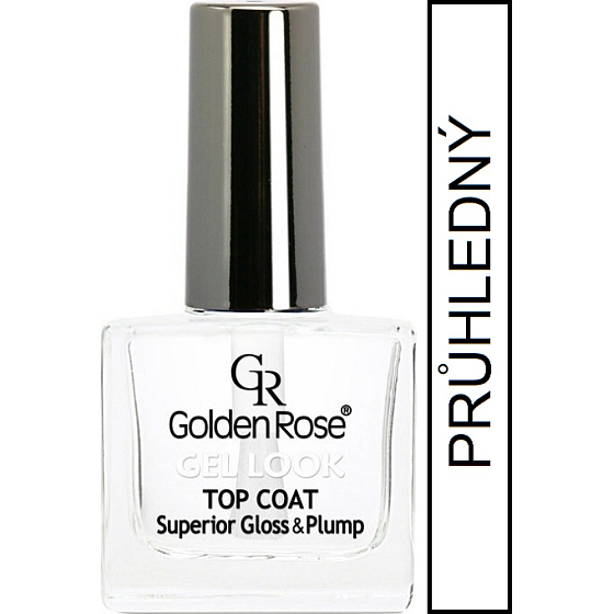 Golden Rose Gel Look Top Coat krycí lak na nechty 10,5 ml