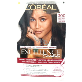 Loreal Paris Excellence Creme farba na vlasy 300 Tmavohnedá