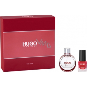Hugo Boss Hugo Woman New toaletná voda pre ženy 30 ml + lak na nechty červený 4,5 ml, darčeková sada