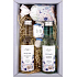 Bohemia Gifts Dead Sea Mŕtve more, Extrakt morských rias a soľou sprchový gél 200 ml + šampón na vlasy 200 ml + soľ do kúpeľa 150 g + toaletné mydlo 30 g, kozmetická sada