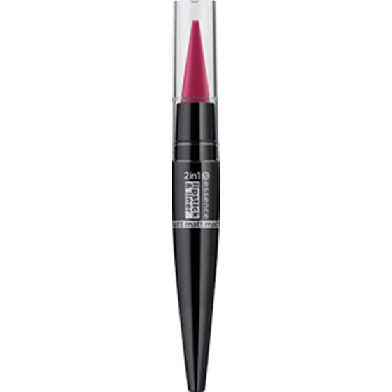 Essence Matt Lipstick & Liner 2v1 rúž & ceruzka na pery 02 Vintage Rose 1,5 g