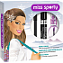 Miss Sporty Fabulous Lash Xtra Black riasenka 001 Xtra Black 8 ml + Khol Kajal ceruzka na oči 001 čierna 1,5 g + Disco Tech lak na nechty 555 číry 7 ml, kozmetická sada