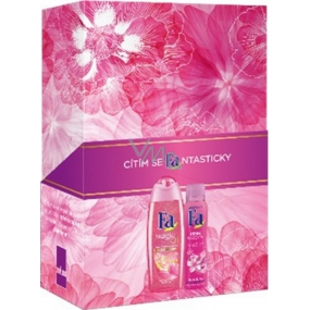 Fa Magic Oil sprchový gél 250 ml + Pink Passion dezodorant sprej 150 ml, kozmetická sada