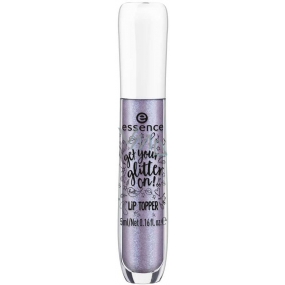 Essence Get Your Glitter On! lesk na pery 03 Violet Passion 5 ml