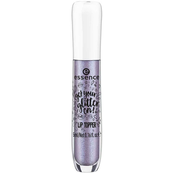 Essence Get Your Glitter On! lesk na pery 03 Violet Passion 5 ml