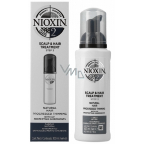 Nioxin System 2 Scalp Bezoplachová starostlivosti pre výrazné rednutie jemných prírodných vlasov 100 ml