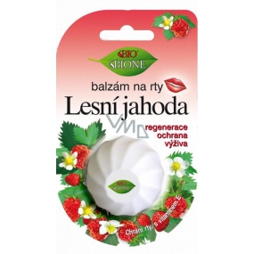 Bion Cosmetics Lesné jahoda balzam na pery vajíčko 6 ml