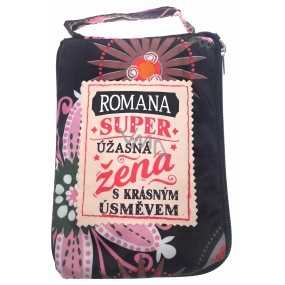 Albi Skladacia taška na zips do kabelky s menom Romana 42 x 41 x 11 cm