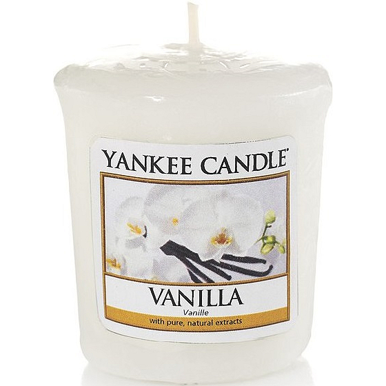 Yankee Candle Vanilla - Vanilka vonná sviečka votívny 49 g