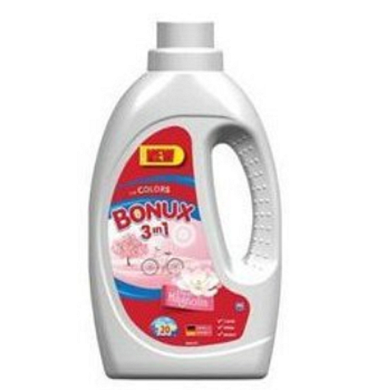 Bonux Color Pure Magnolia 3v1 tekutý prací gél na farebnú bielizeň 20 dávok 1,1 l