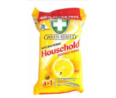 Green Shield 4v1 Upratovacie antibakteriálne vlhčené čistiace obrúsky 70 kusov