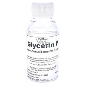 VeMDom Glycerín F, glycerol, farmaceutická kvalita, rastlinný čistý bezvodý olej 99,5% 100 ml