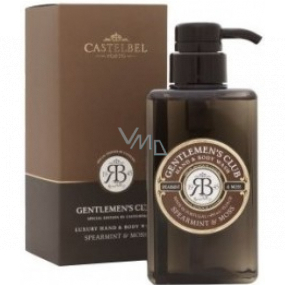 Castelbel Spearmint & Moss Mäta a Mach 2v1 umývací gél na ruky a telo pre mužov 450 ml
