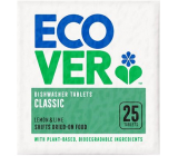ECOVER Tablety do umývačky riadu Classic Lemon & Lime ekologické tablety do umývačky riadu 25 ks