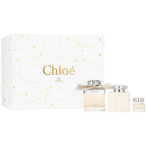Chloé Chloé Eau de Parfum 75 ml + Eau de Parfum 5 ml + Body Cream 100 ml, darčeková sada pre ženy