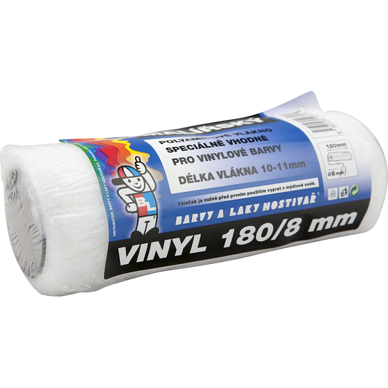 BARVY A LAKY HOSTIVAŘ Vinyl valček na maľovanie držiak 8 mm, 180 mm