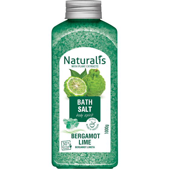 Naturalis Citrus a Bergamot soľ do kúpeľa 1 kg