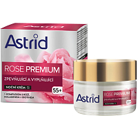 Astrid Rose Premium 55+ spevňujúci a vyplňujúci nočný krém, 50 ml