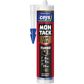 Ceys Montack Turbo univerzálne transparentné lepidlo 290 ml Ceys Montack Turbo univerzálne transparentné lepidlo 290 ml