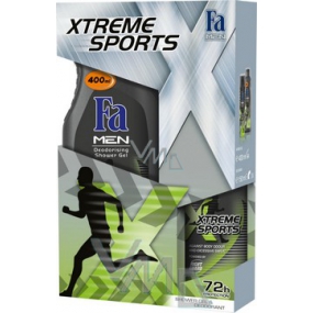 Fa Men Xtreme Sports sprchový gel 400 ml + dezodorant sprej 150 ml, kozmetická sada