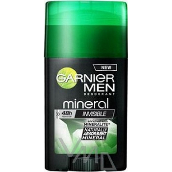 Garnier Men Mineral Invisible antiperspirant dezodorant stick pre mužov 40 ml