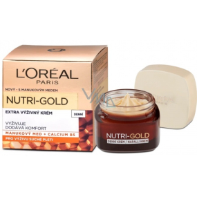 Loreal Paris Nutri-Gold Extra výživný denný krém na suchú pleť 50 ml