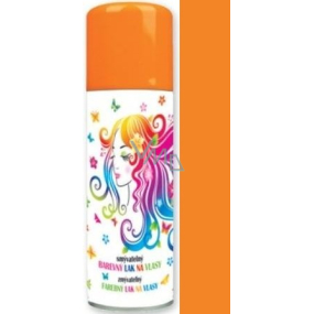 Anjel Zmývateľný farebný lak na vlasy oranžový 125 ml