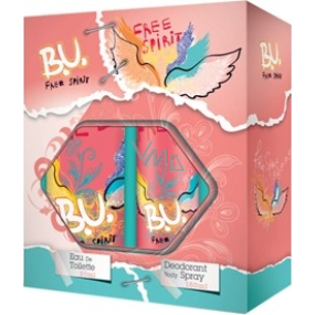 BU Free Spirit toaletná voda 50 ml + dezodorant sprej 150 ml, pre ženy darčeková sada