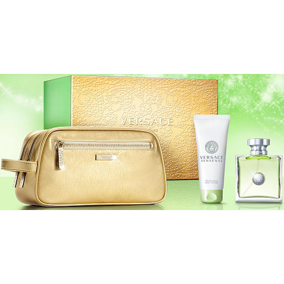 Versace Versense toaletná voda 100 ml + telové mlieko 100 ml + taška, darčeková sada pre ženy