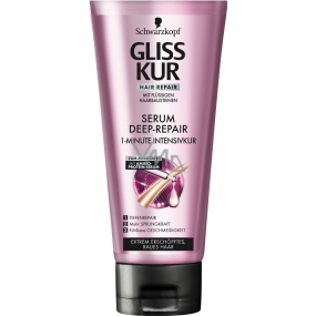 Gliss Kur Serum Deep Repair okamžitá regeneračná maska pre extrémne namáhané vlasy 200 ml